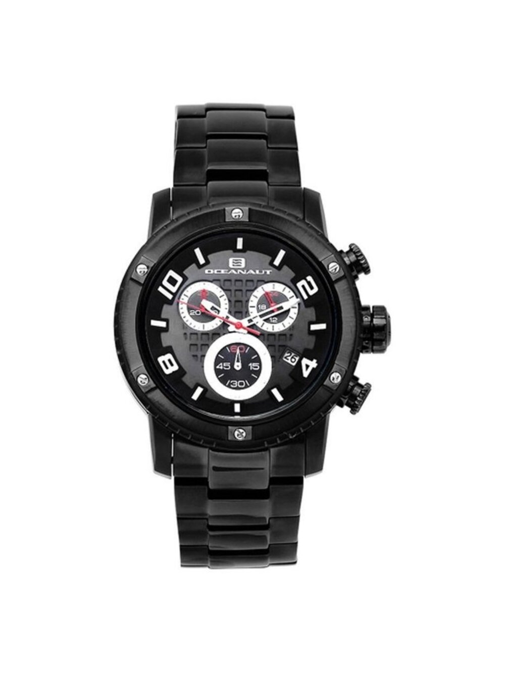 NWT Oceanaut Impulse Chronograph Quartz Black Dial Men's Watch